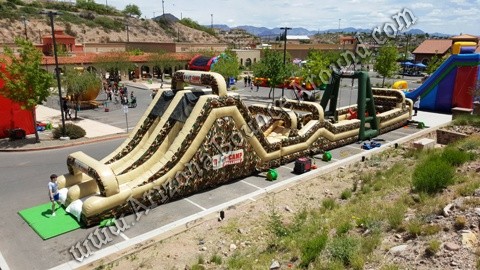 Military themed obstacle course rental